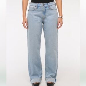 Abercrombie Curve Love Low Rise Baggy Jean